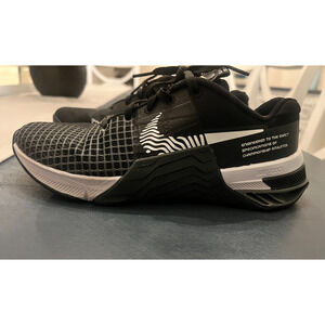 Nike Metcon Women S 6. Shoes Black White DO9327-001 Crossfit Lifting Gym Sneaker